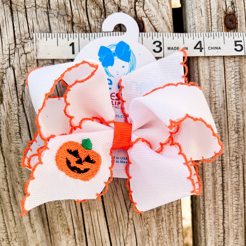 Fall Halloween wee ones hairbow